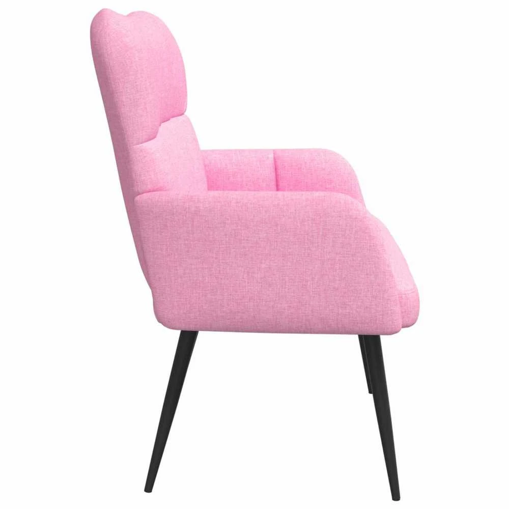Dvitaškė sofa Rožinė 115 x 61 x 87 cm Audinys