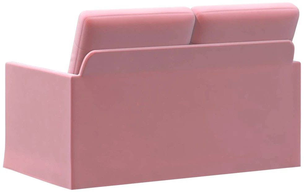 Dviejų vietų sofa Rožinė 130 x 81 x 82 cm Aksomas