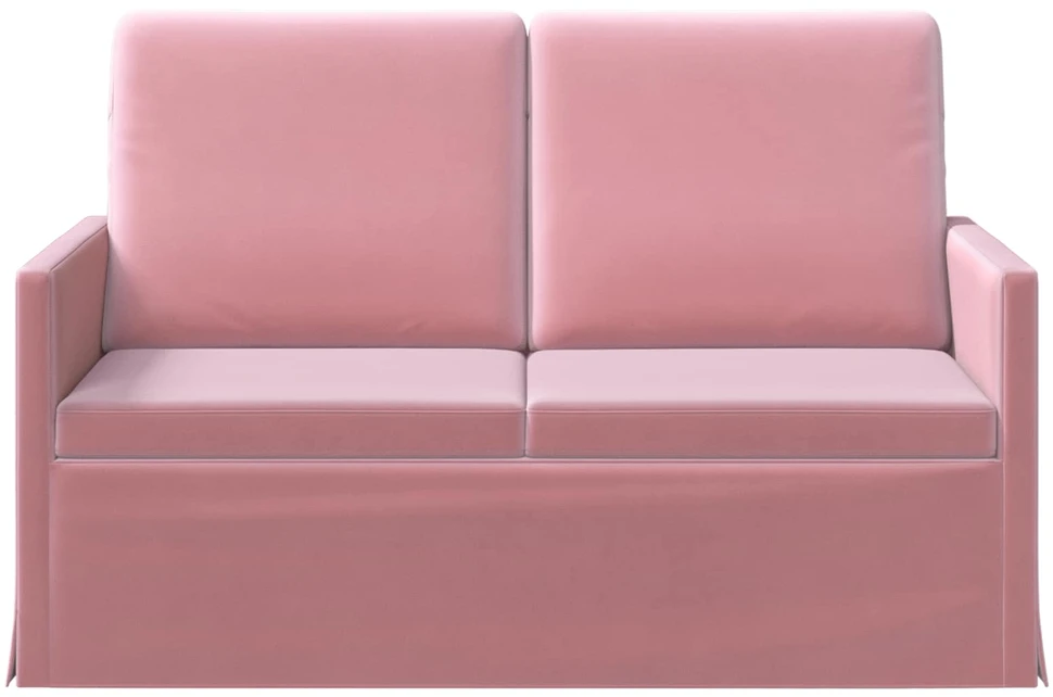 Dviejų vietų sofa Rožinė 130 x 81 x 82 cm Aksomas
