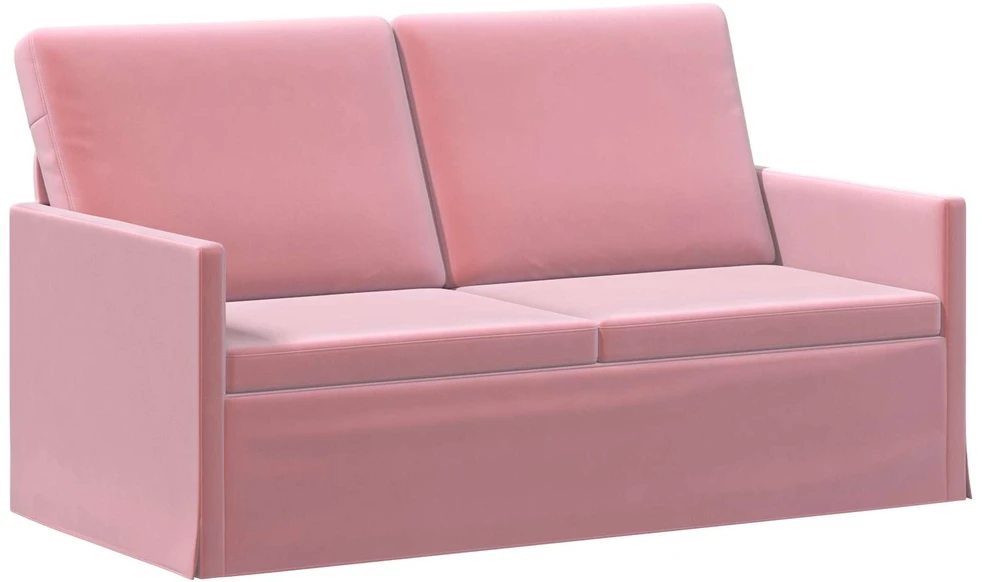 Dviejų vietų sofa Rožinė 150 x 81 x 82 cm Aksomas