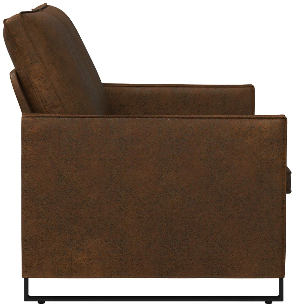 Dviejų vietų sofa Ruda 130 x 81 x 82 cm Dirbtinė zomša