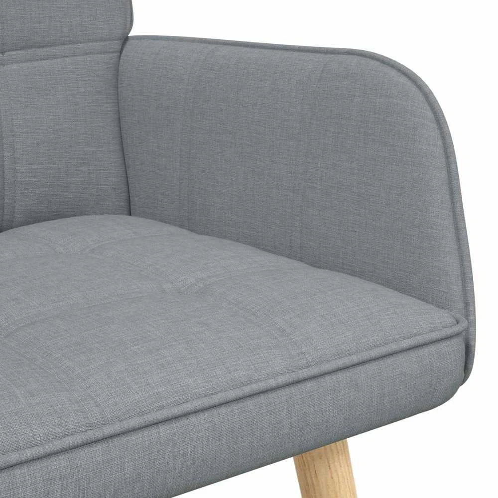 Dvitaškė sofa Šviesiai pilka 115 x 61 x 87 cm Audinys