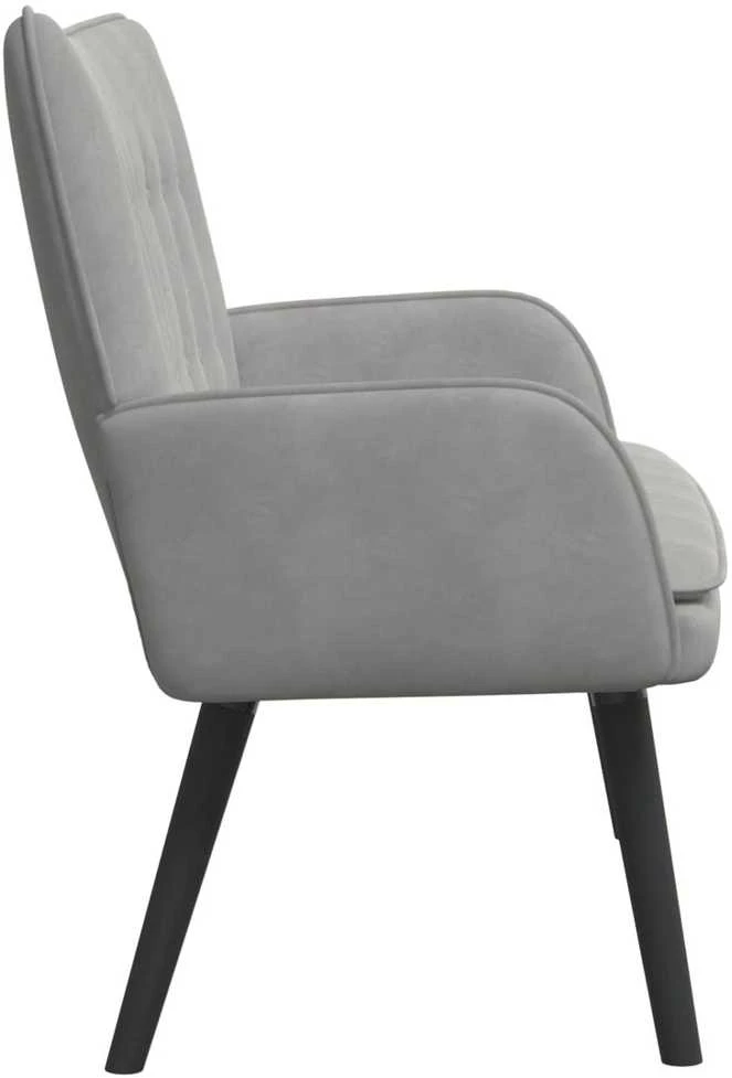 Dvitaškė sofa Šviesiai pilka 115 x 61 x 87 cm Aksomas
