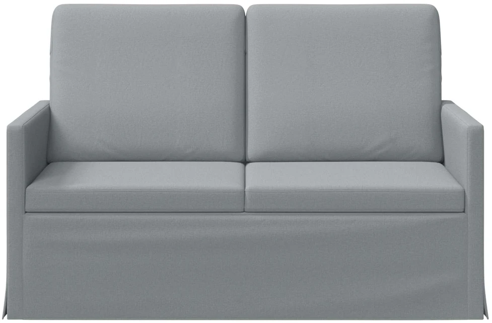 Dviejų vietų sofa Šviesiai pilka 130 x 81 x 82 cm Audinys