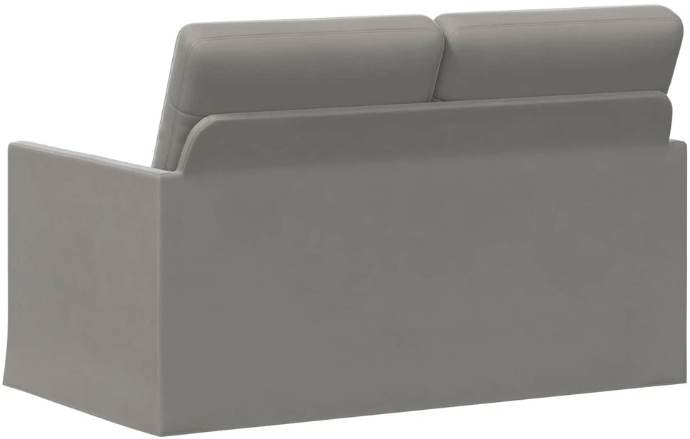 Dviejų vietų sofa Šviesiai pilka 130 x 81 x 82 cm Aksomas