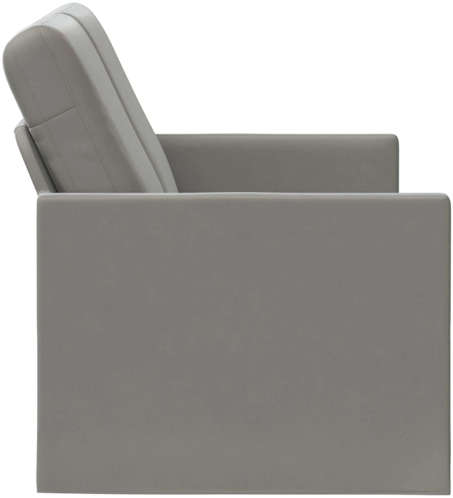 Dviejų vietų sofa Šviesiai pilka 130 x 81 x 82 cm Aksomas