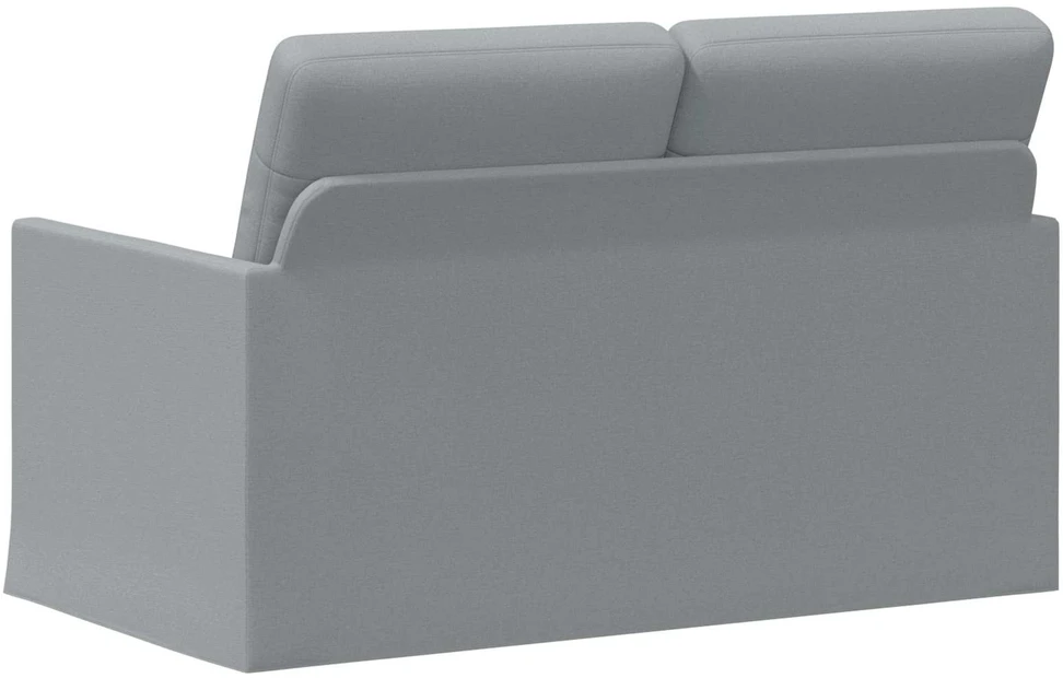 Dviejų vietų sofa Šviesiai pilka 130 x 81 x 82 cm Audinys