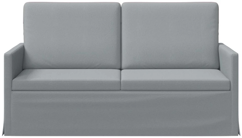 Dviejų vietų sofa Šviesiai pilka 150 x 81 x 82 cm Audinys