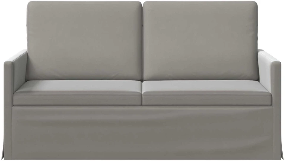 Dviejų vietų sofa Šviesiai pilka 150 x 81 x 82 cm Aksomas