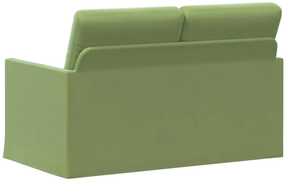Dviejų vietų sofa Šviesiai žalia 130 x 81 x 82 cm Aksomas