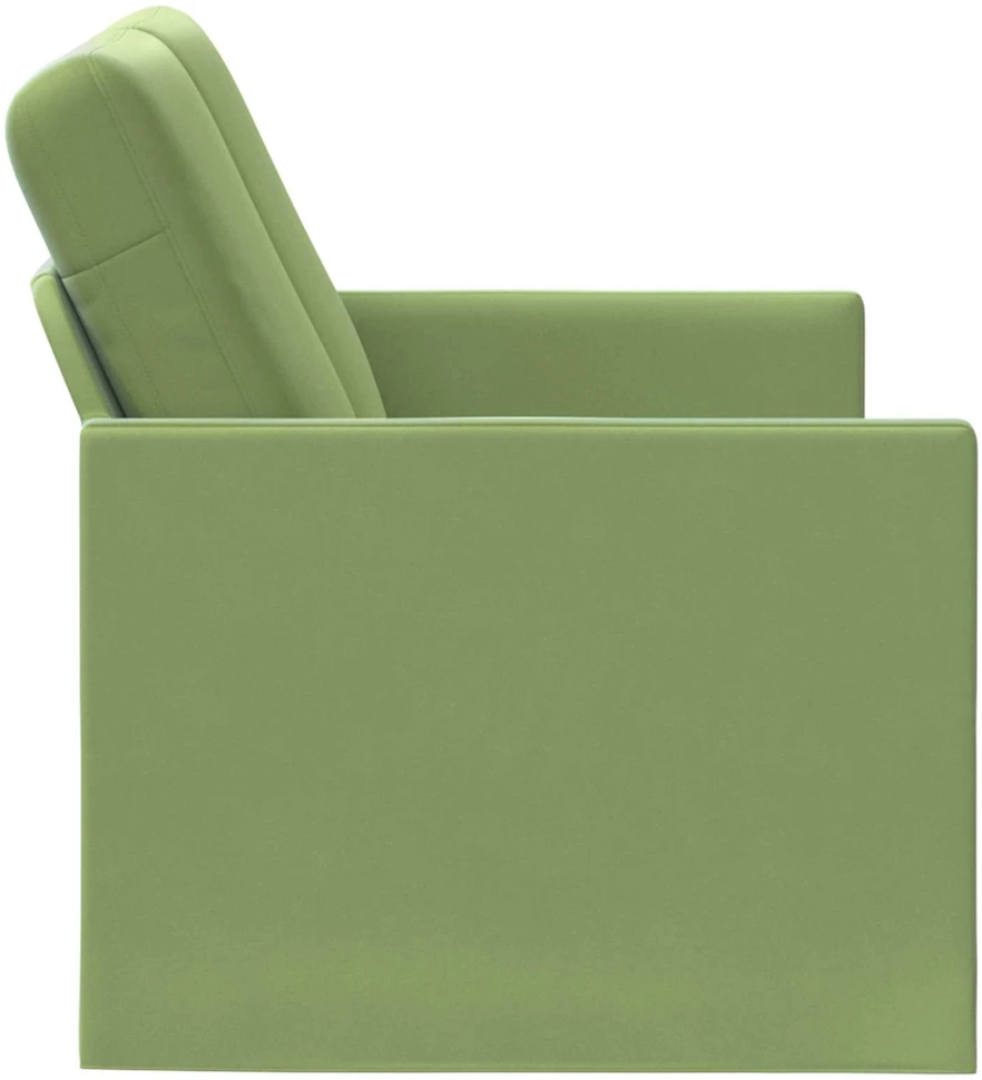 Dviejų vietų sofa Šviesiai žalia 130 x 81 x 82 cm Aksomas