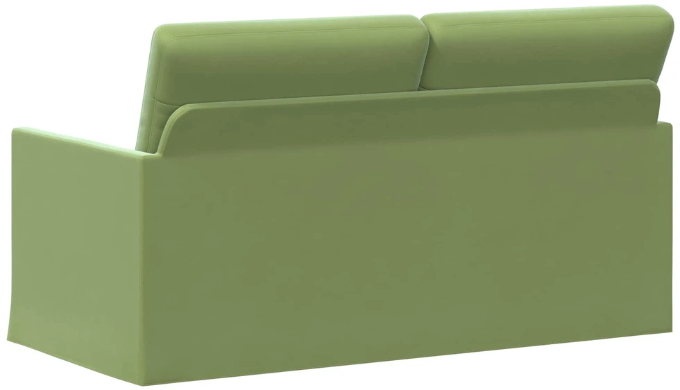 Dviejų vietų sofa Šviesiai žalia 150 x 81 x 82 cm Aksomas