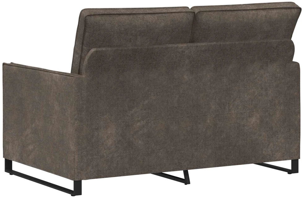 Dviejų vietų sofa Tamsiai pilka 130 x 81 x 82 cm Dirbtinė zomša