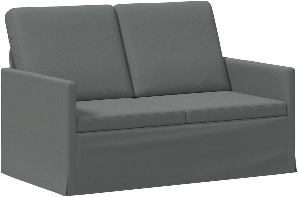 Dviejų vietų sofa Tamsiai pilka 130 x 81 x 82 cm Audinys