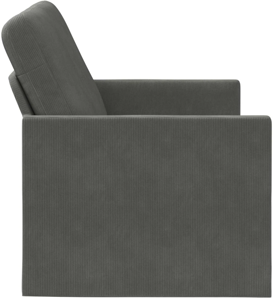 Dviejų vietų sofa Tamsiai pilka 130 x 81 x 82 cm