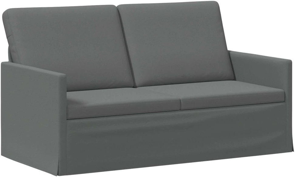 Dviejų vietų sofa Tamsiai pilka 150 x 81 x 82 cm Audinys