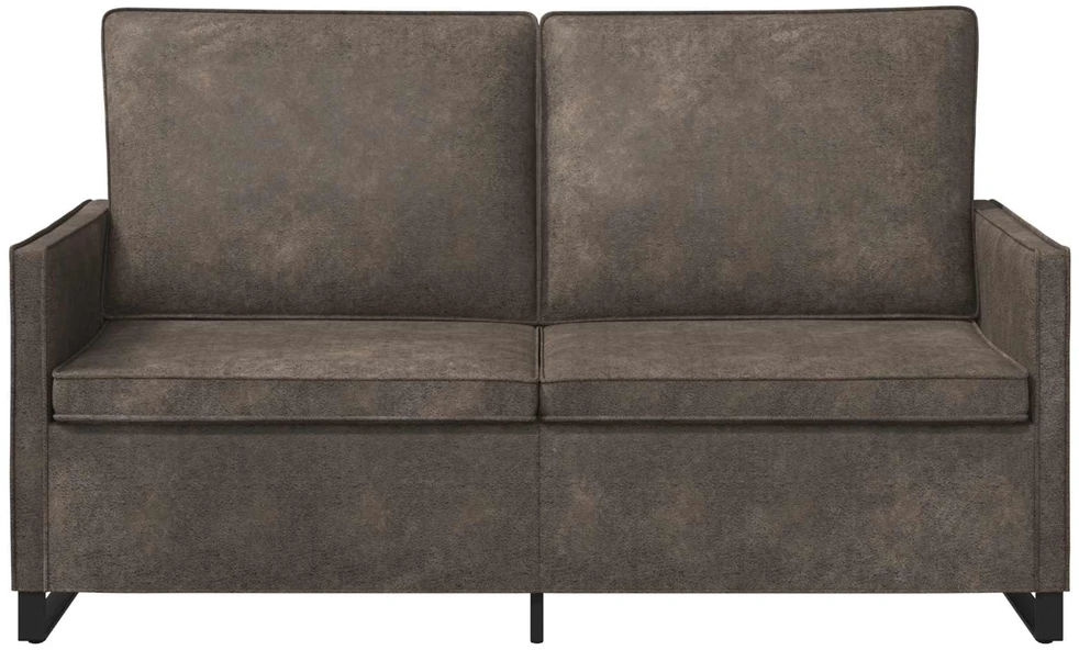 Dviejų vietų sofa Tamsiai pilka 150 x 81 x 82 cm Dirbtinė zomša