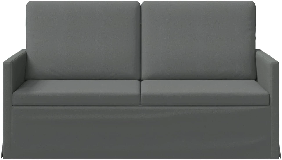 Dviejų vietų sofa Tamsiai pilka 150 x 81 x 82 cm Audinys