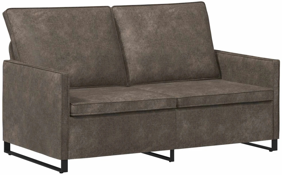 Dviejų vietų sofa Tamsiai pilka 150 x 81 x 82 cm Dirbtinė zomša