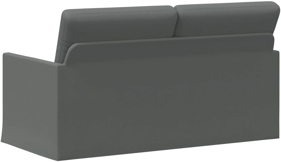 Dviejų vietų sofa Tamsiai pilka 150 x 81 x 82 cm Audinys