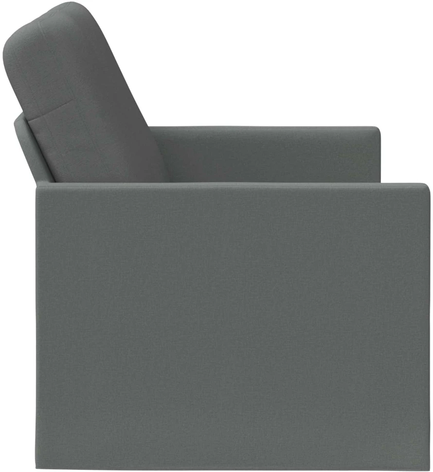 Dviejų vietų sofa Tamsiai pilka 150 x 81 x 82 cm Audinys