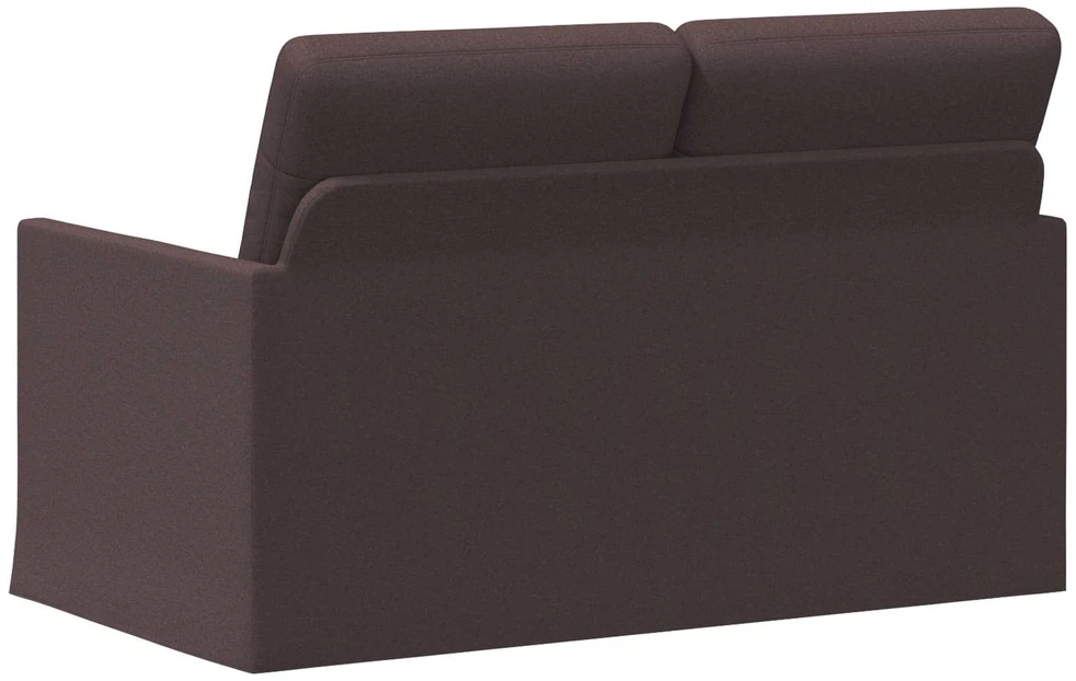Dviejų vietų sofa Tamsiai rudas 130 x 81 x 82 cm Audinys