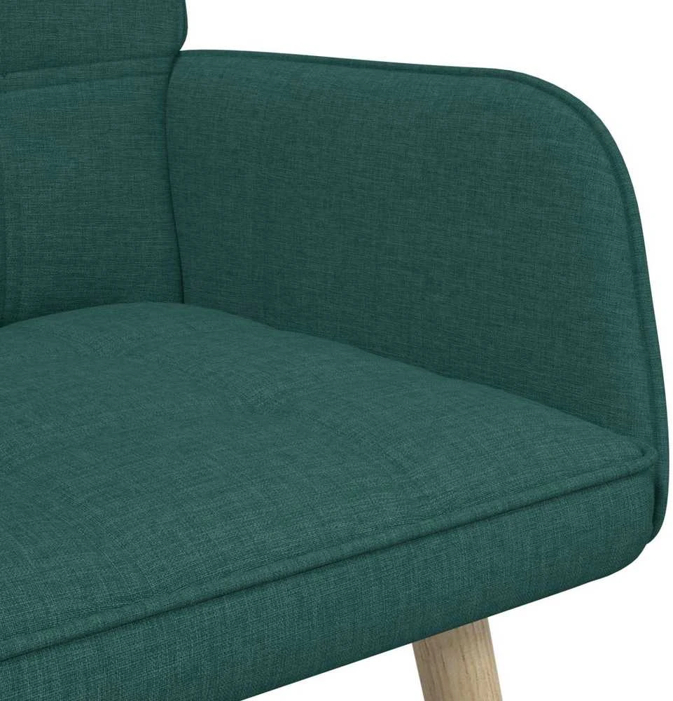 Dvitaškė sofa Tamsiai žalia 115 x 61 x 87 cm Audinys