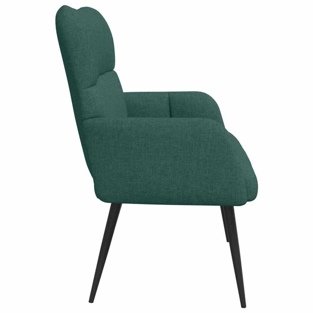 Dvitaškė sofa Tamsiai žalia 115 x 61 x 87 cm Audinys