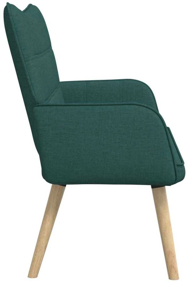 Dvitaškė sofa Tamsiai žalia 115 x 61 x 87 cm Audinys