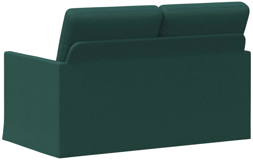 Dviejų vietų sofa Tamsiai žalia 130 x 81 x 82 cm Audinys