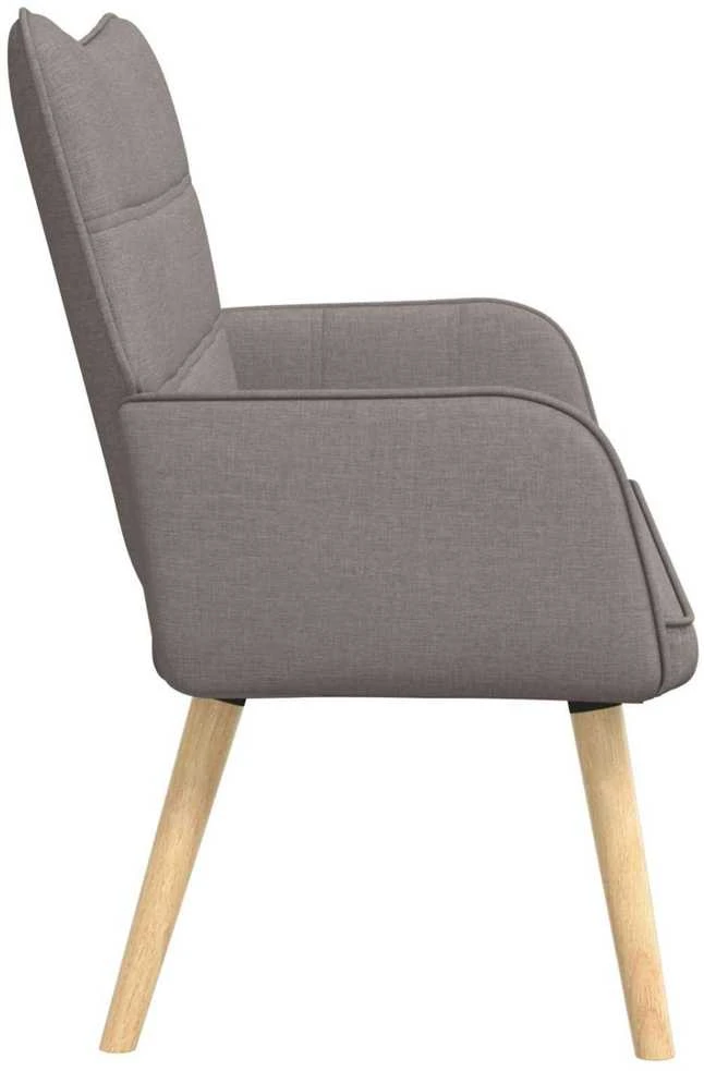 Dvitaškė sofa Taupe 115 x 61 x 87 cm Audinys