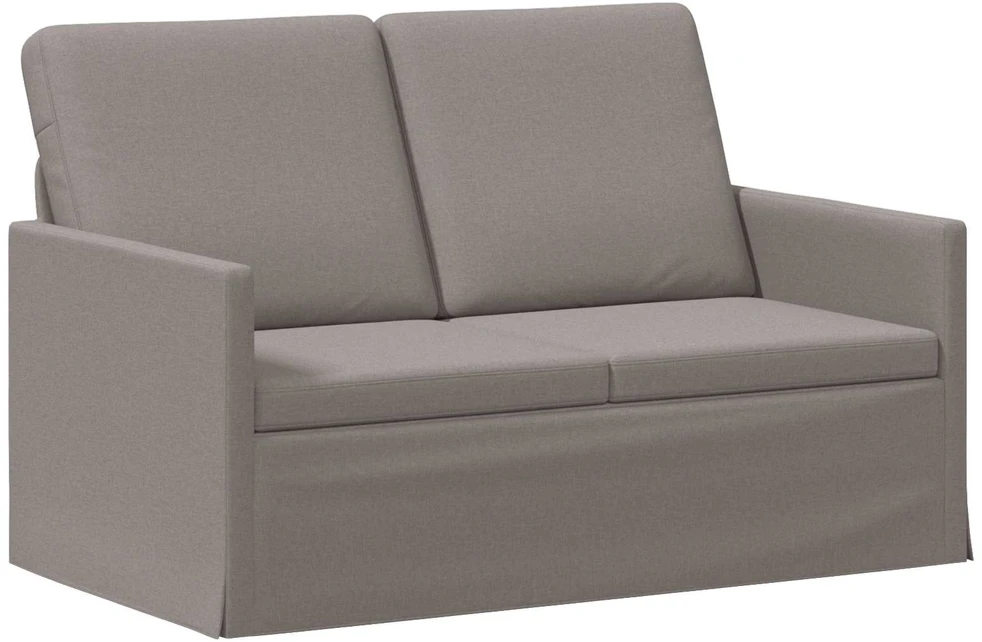 Dviejų vietų sofa Taupe 130 x 81 x 82 cm Audinys