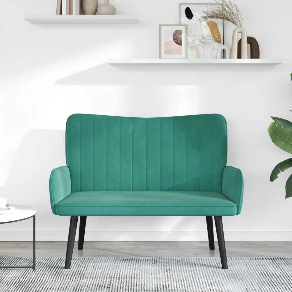 Dvitaškė sofa Turkio 115 x 61 x 87 cm Aksomas