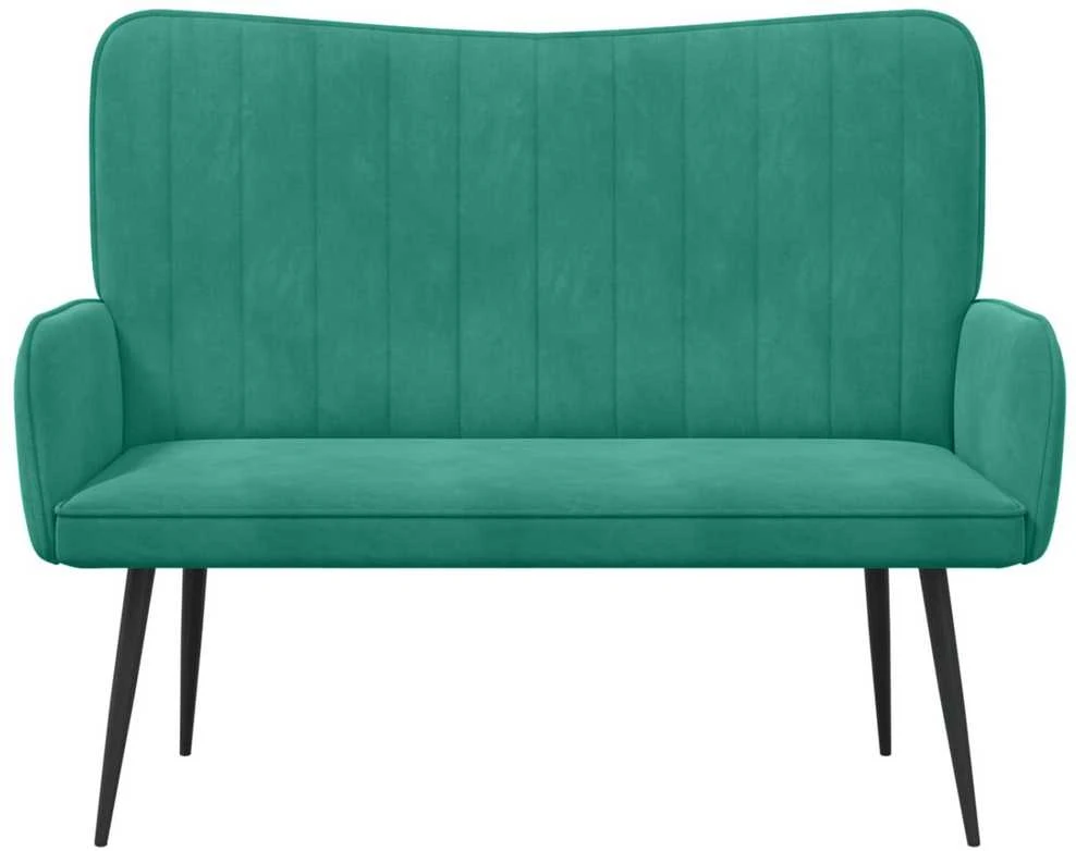 Dvitaškė sofa Turkio 115 x 61 x 87 cm Aksomas