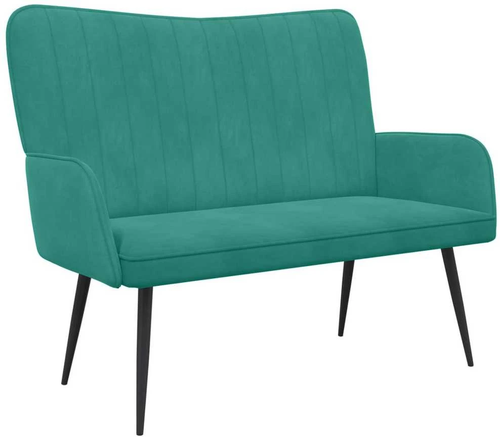 Dvitaškė sofa Turkio 115 x 61 x 87 cm Aksomas