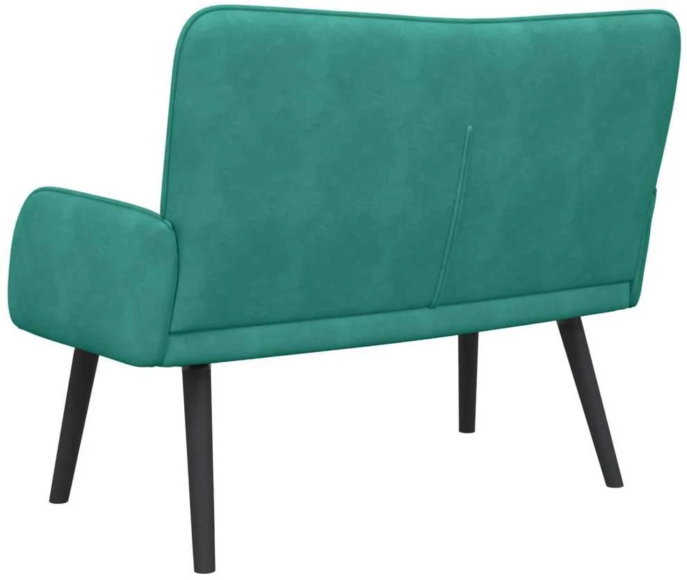 Dvitaškė sofa Turkio 115 x 61 x 87 cm Aksomas