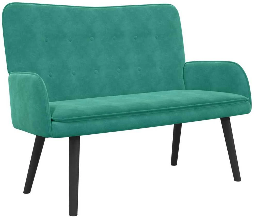 Dvitaškė sofa Turkio 115 x 61 x 87 cm Aksomas