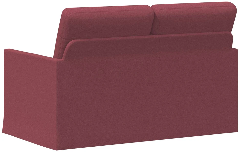 Dviejų vietų sofa Vyno raudona 130 x 81 x 82 cm Audinys