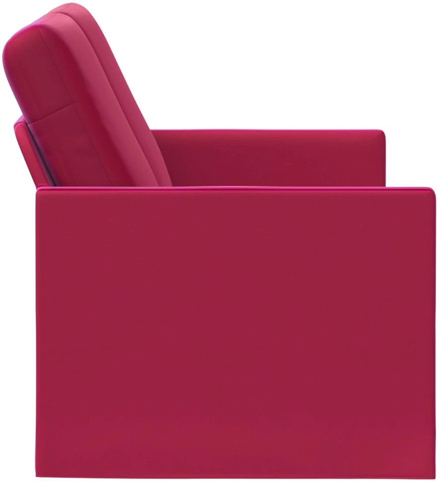 Dviejų vietų sofa Vyno raudona 130 x 81 x 82 cm Aksomas
