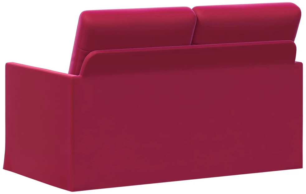 Dviejų vietų sofa Vyno raudona 130 x 81 x 82 cm Aksomas