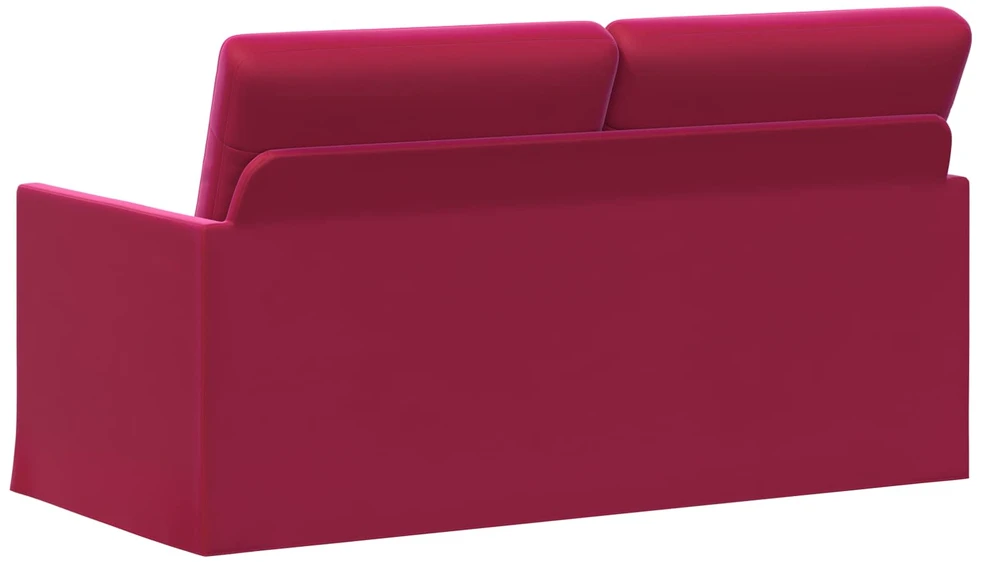 Dviejų vietų sofa Vyno raudona 150 x 81 x 82 cm Aksomas