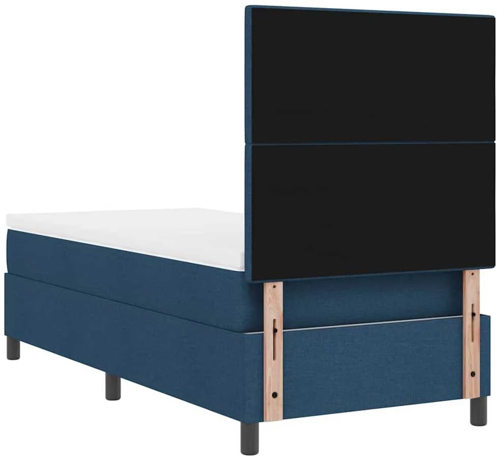 Kiemas lova su LED juostelėmis Mėlyna 100 x 200 cm audinys