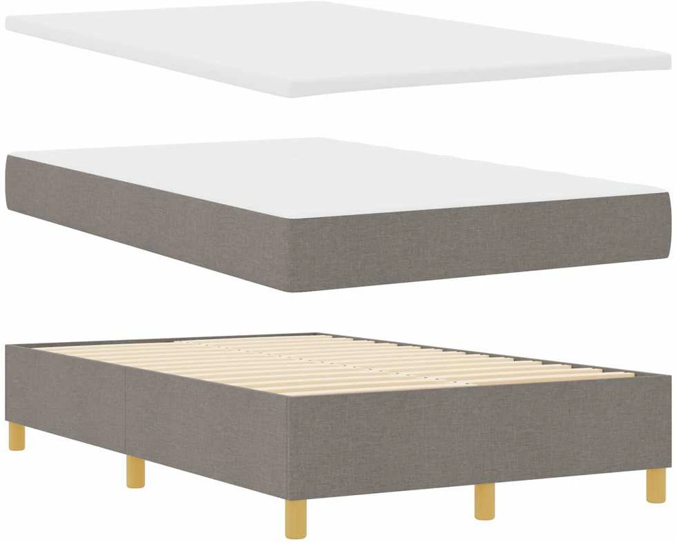 Kiemas lova su galvūgalio Tortora 120 x 200 cm audinys