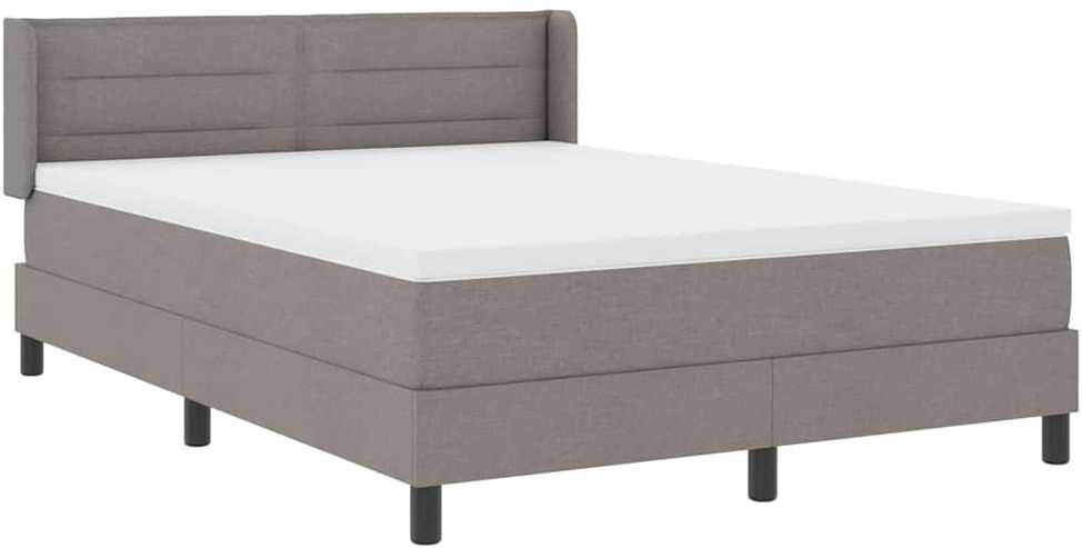 Kiemas lova su galvūgalio Taupe 200 x 160 cm audinys