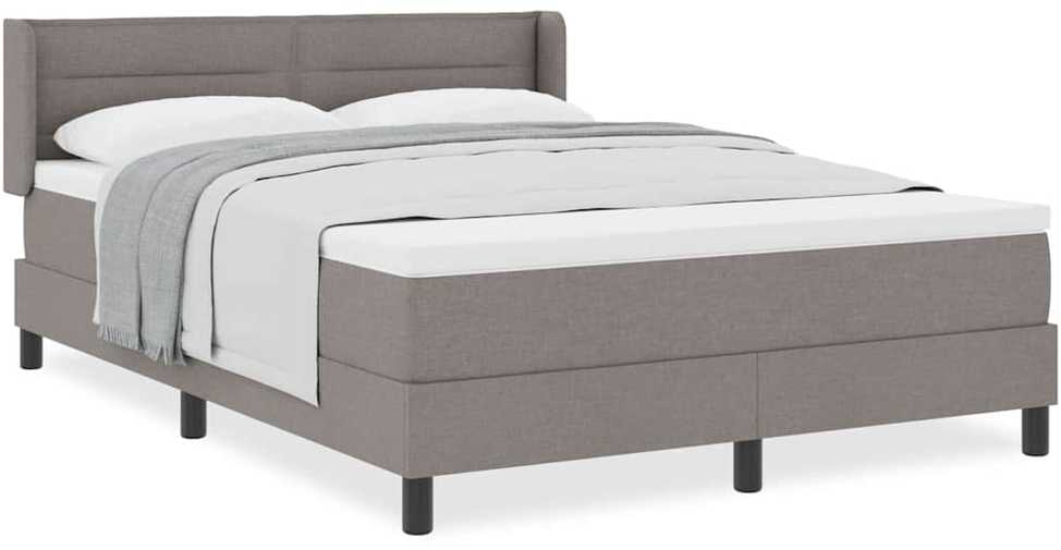 Kiemas lova su galvūgalio Taupe 200 x 160 cm audinys