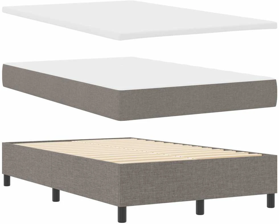 Kiemas lova su galvūgalio Tortora 120 x 200 cm audinys