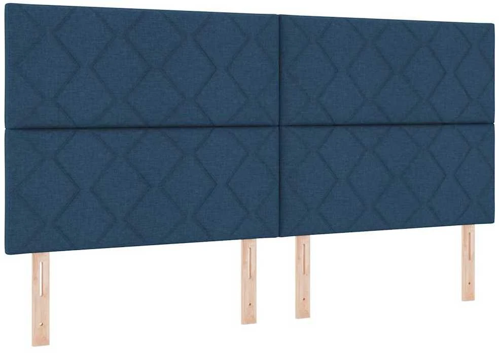 Kiemas lova su galvūgalio Mėlyna 200 x 200 cm audinys
