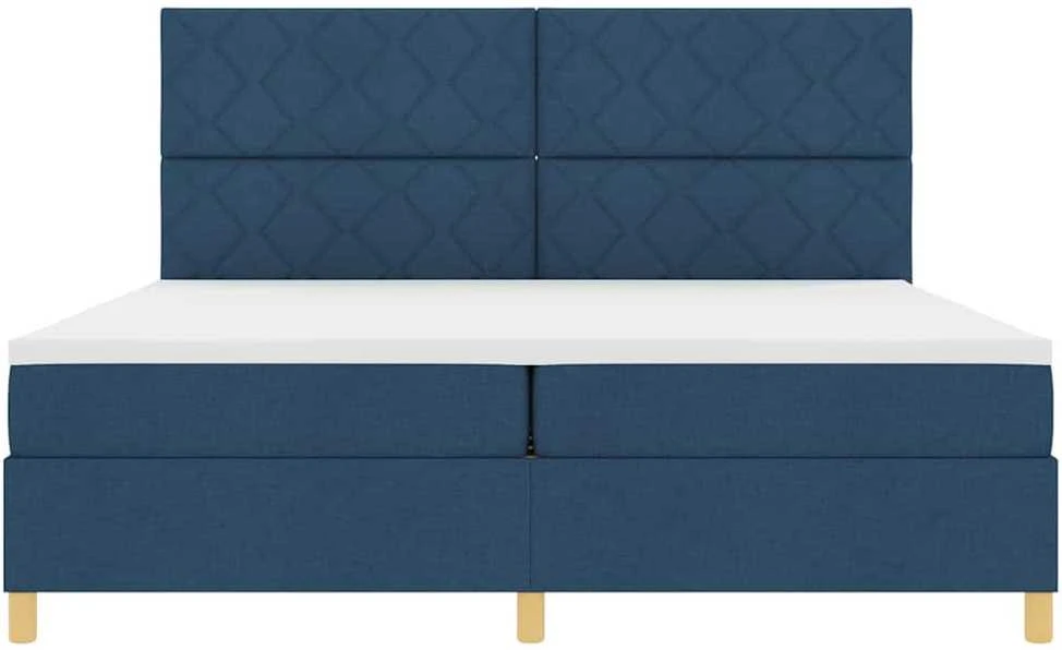 Kiemas lova su galvūgalio Mėlyna 200 x 200 cm audinys