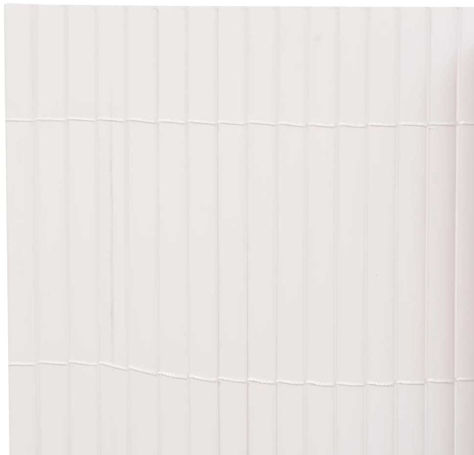 Dvipusė sodo tvora, 90x300cm, baltos spalvos