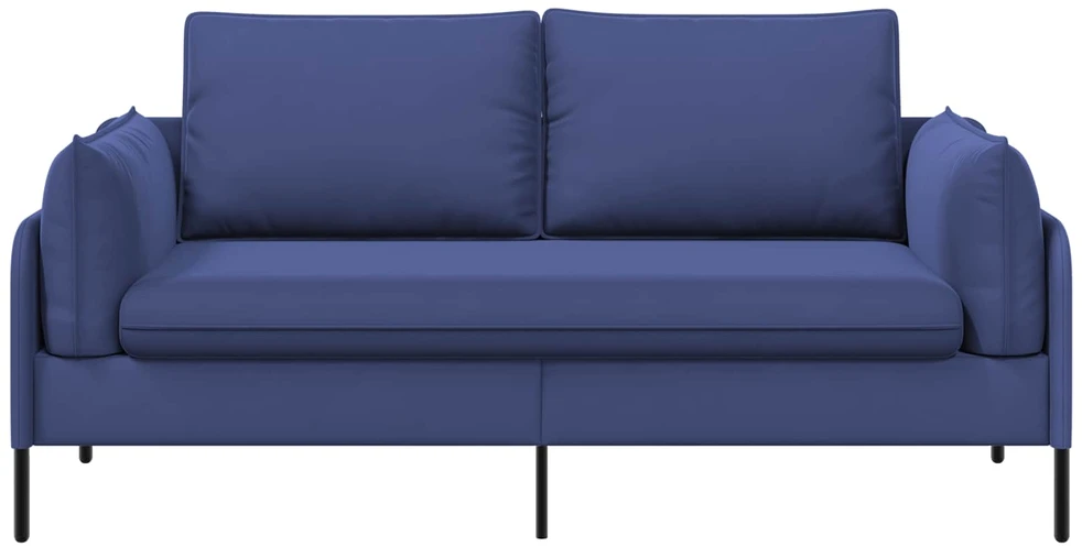 Dvitaškė sofa 2 vietos Policijos mėlyna 188 x 81 x 89 cm